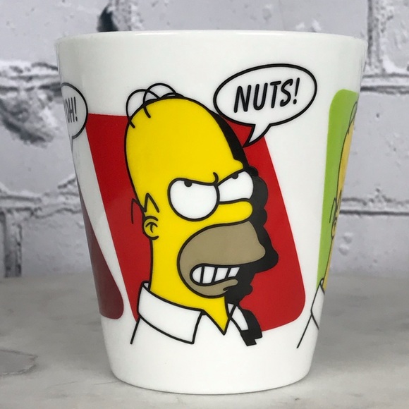The Simpson’s Homer Simpson Mmmm, Donuts! Y2K Vintage 2000s Fox Media Coffee Mug - Picture 3 of 7